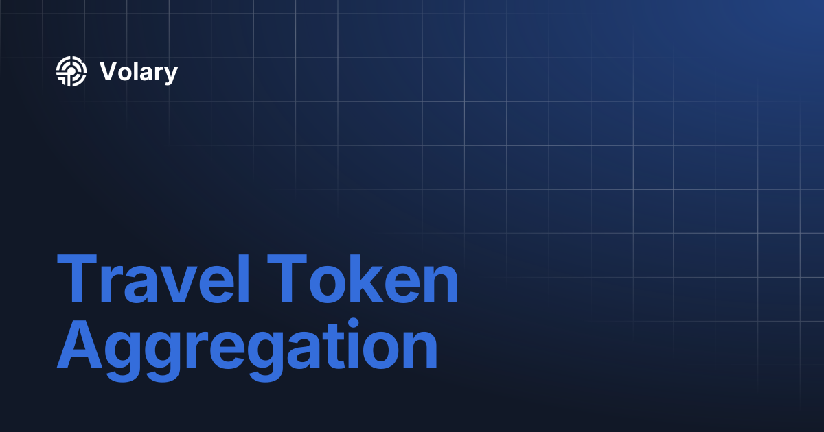 Travel Token Aggregation | Volary