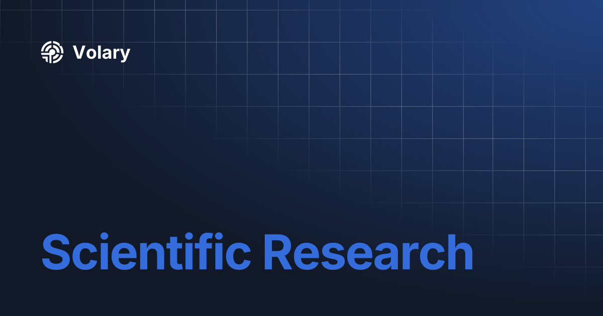Scientific Research | Volary
